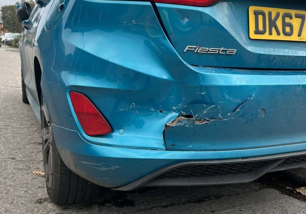 Car dent repair Wirral before and after photo